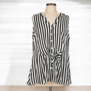 Torrid Blouse with Tie Front | SIZE 0 (L-12)